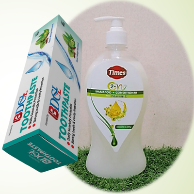 Shampoo And Toothpaste Combo