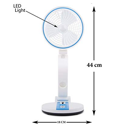 Multifunction Folding Fan with LED Light