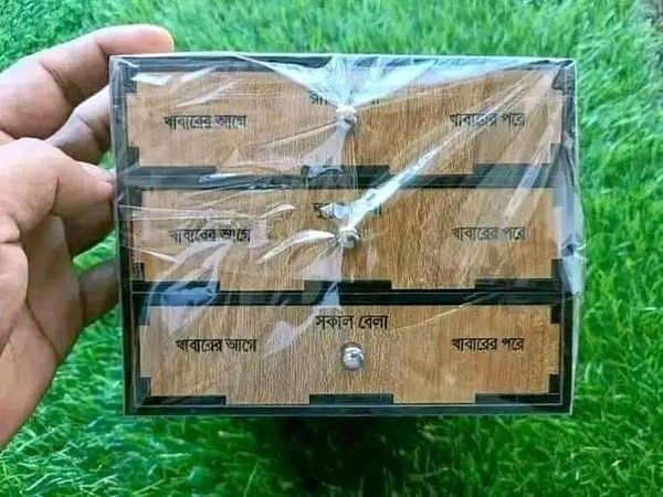 Medicine box(size-L)wood