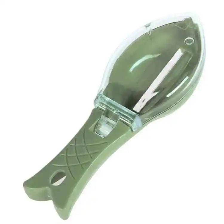 Fish Clean Scales with Cover fish scaler scraper remover fish skin brush scraping fishing