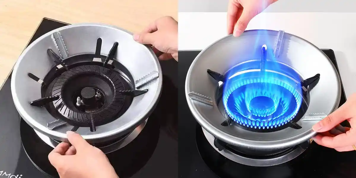 Energy saving gas stove cover