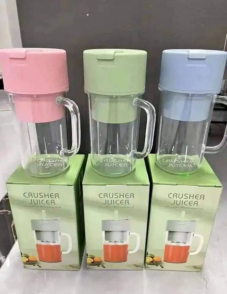 Crusher Juicer Blender Rechargble system
