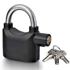 Alarm security lock