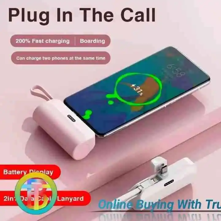 Mini power bank (5000mAh) type c