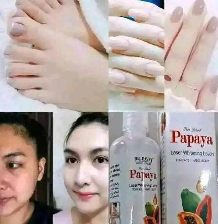 papaya whitening body lotion