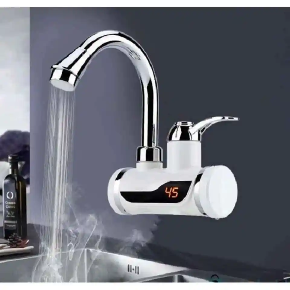 Electric instant hot water tap